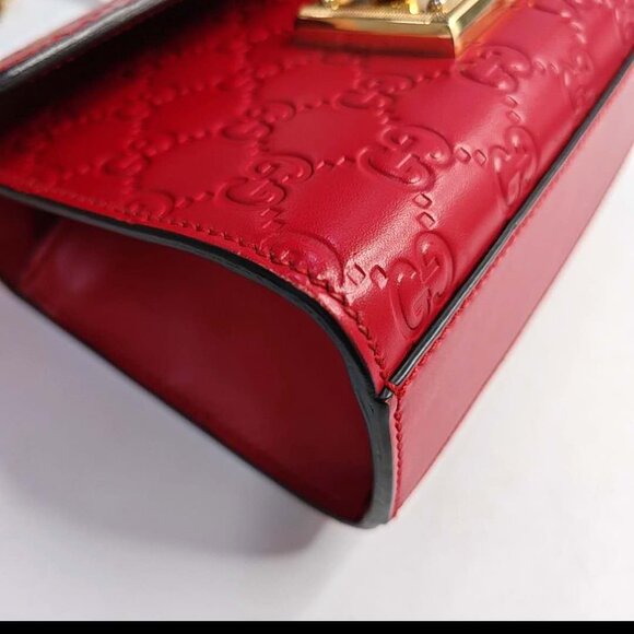 Gucci Padlock Shoulder Bag Guccissima Leather Small - Picture 5 of 16
